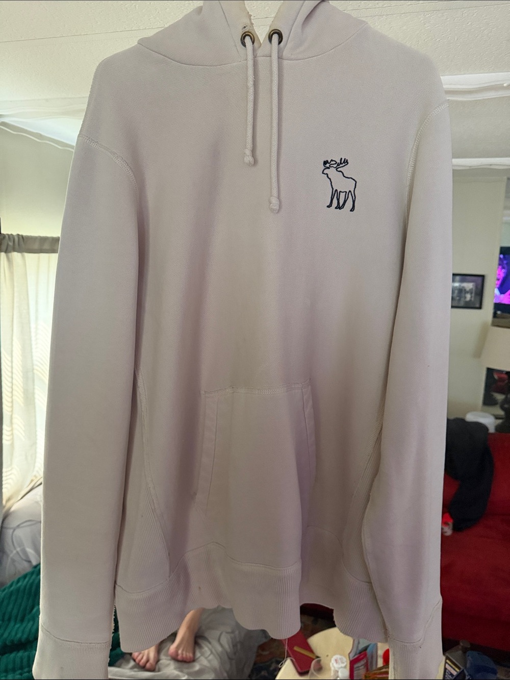 VINTAGE Abercrombie & Fitch HOODIE !! 20 years old !! Size XL authentic !!